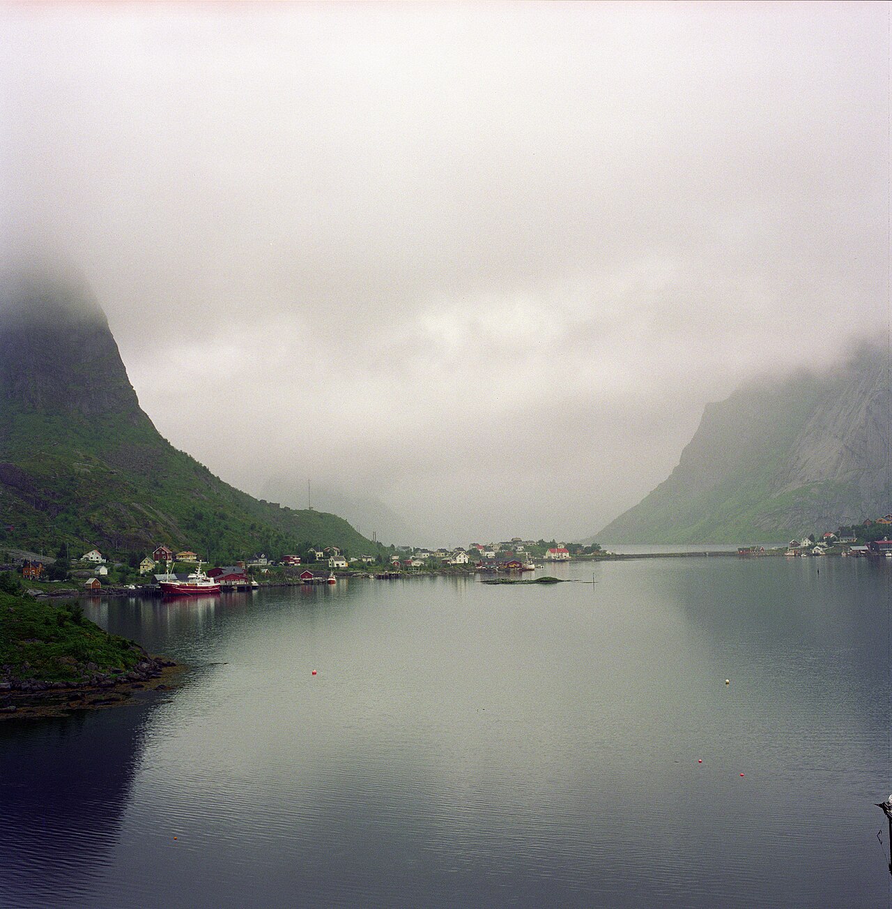 Reine village and bay in Lofoten, Norway — reference photo